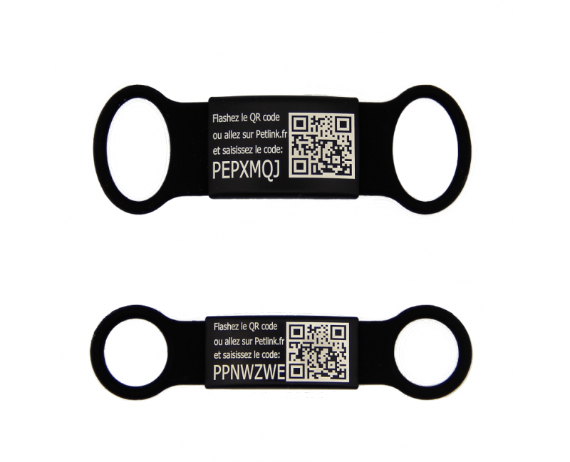 medaille-plaque-metal-et-silicone-petlink